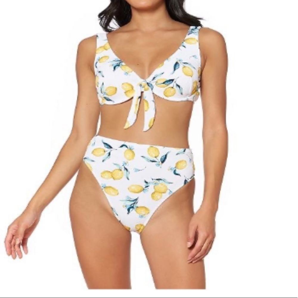 Jessica Simpson High Waisted Bikini Bottoms NWT